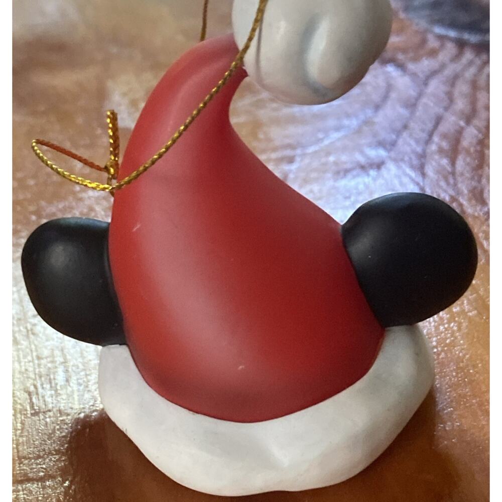 Walt Disney World Mickey Mouse Santa Hat Light Cover Christmas Tree Ornament 3" - Picture 3 of 5